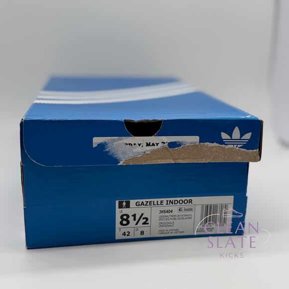 Adidas Gazelle Indoor Legend Ink/Ruby/White Men\'s Size 8.5 NIB main image 6